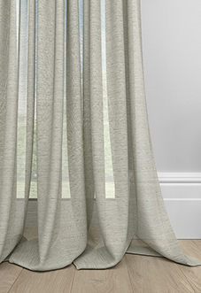 Sahara Voile, Metallic Pearl Grey - Made to Measure Curtains